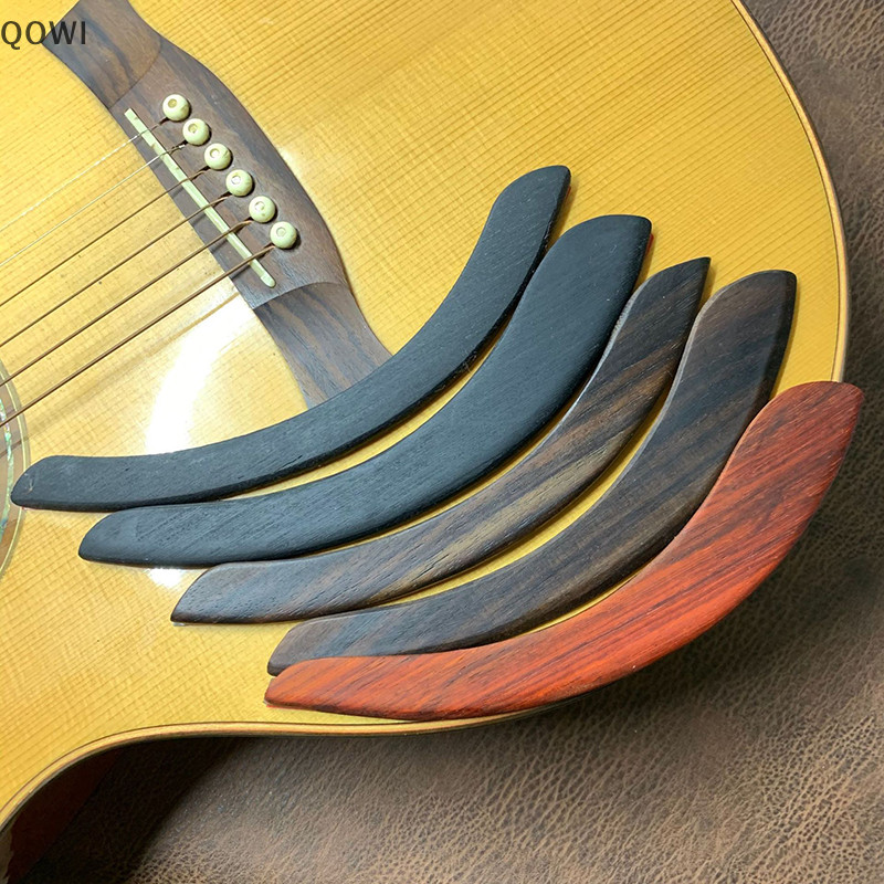 qo Red/Rose/Ebony Peças E Acessórios De Guitarra Sólida Com Figuras De Apoio Do Braço Da br