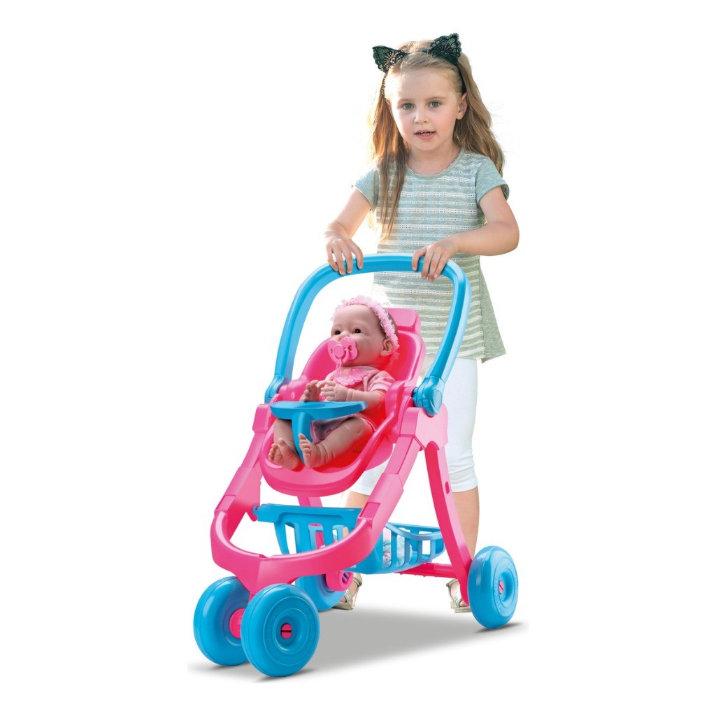 Carrinho De Boneca Baby Alive 3 Em 1 Bebê Conforto E Cadeira Divertoys