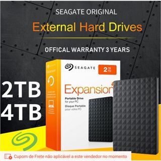 SS Seagate Hd Externo 2TB/4TB Expansão USB 3.0 Disco Rígido