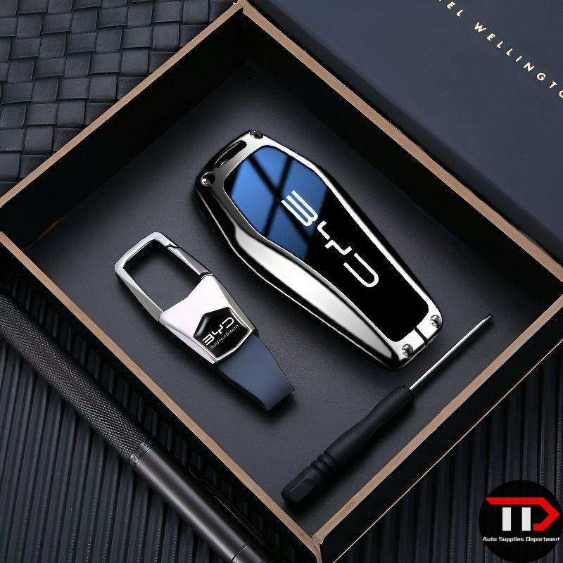 BYD zinc alloy car key protective shell is suitable for dolphin seagull song plusdmi
