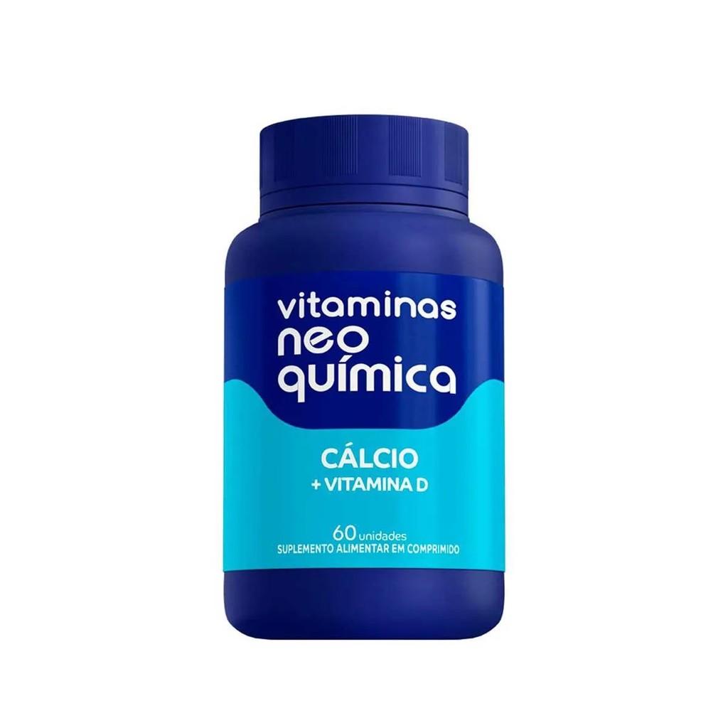 Vitamina Cálcio + Vitamina D 60 Comprimidos - Neo Química