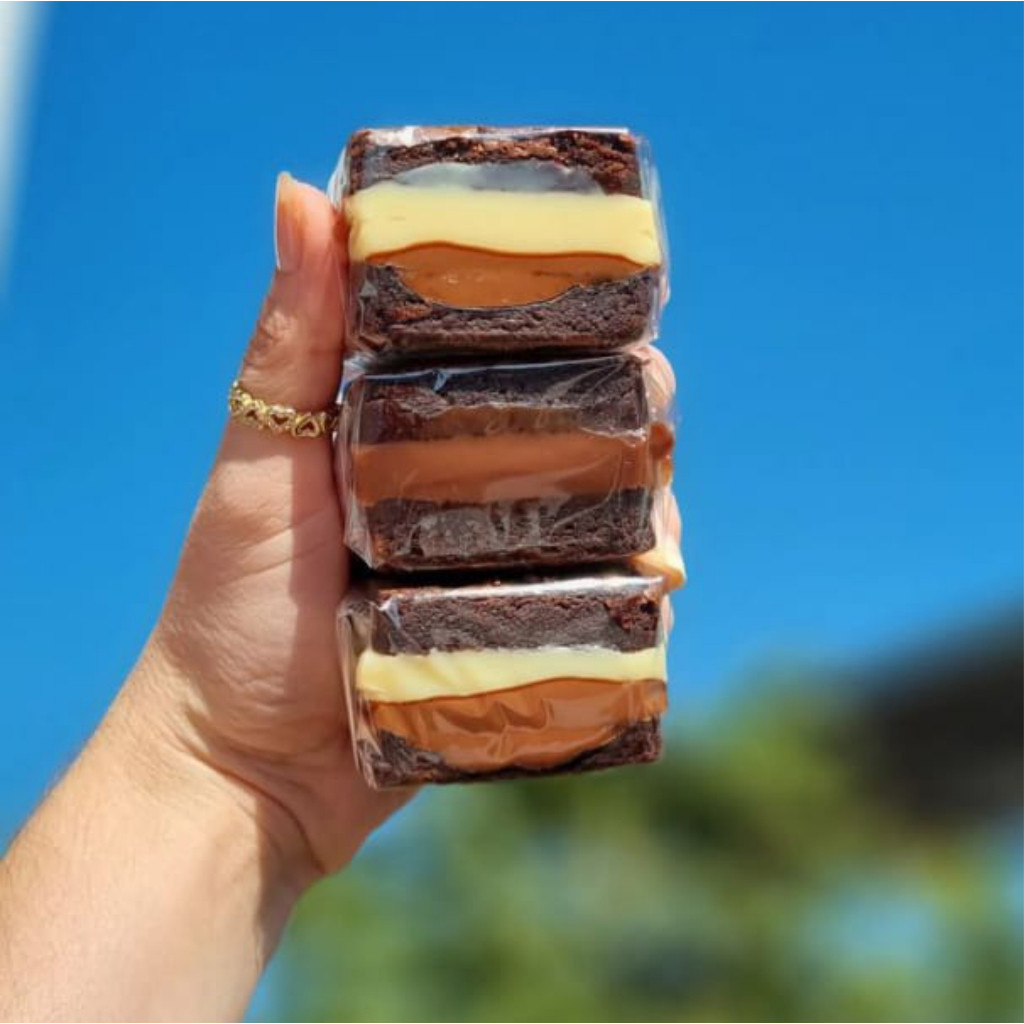 Folha Transparente Brownie Bem Casado Doces Uso Em Geral 20x20 15x15