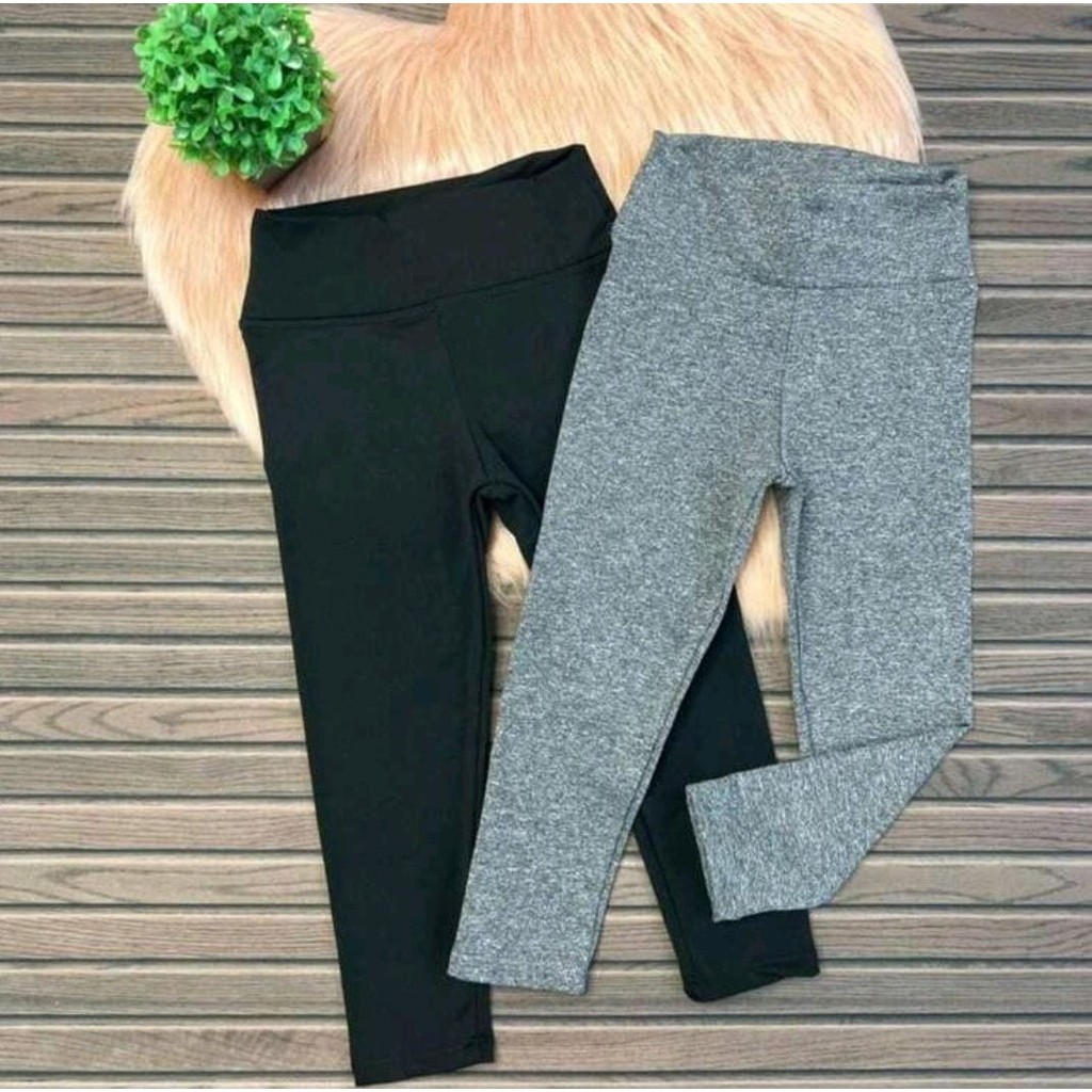 Kit C/2 Calça legging Infantil e Juvenil Suplex do 2 ao 16