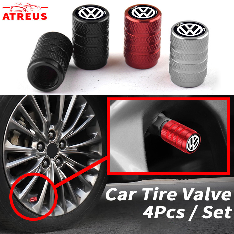 4pcs Volkswagen Válvulas De Pneus De Liga