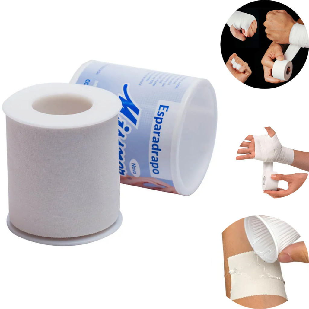 Esparadrapo Impermeável Fixação De Sondas Curativos Cateteres 5cm x 4,5m