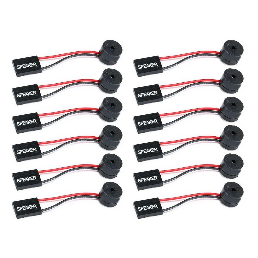 Kit 12x Plug Speaker Bip Bios Placa Mãe PC Computador Desktop