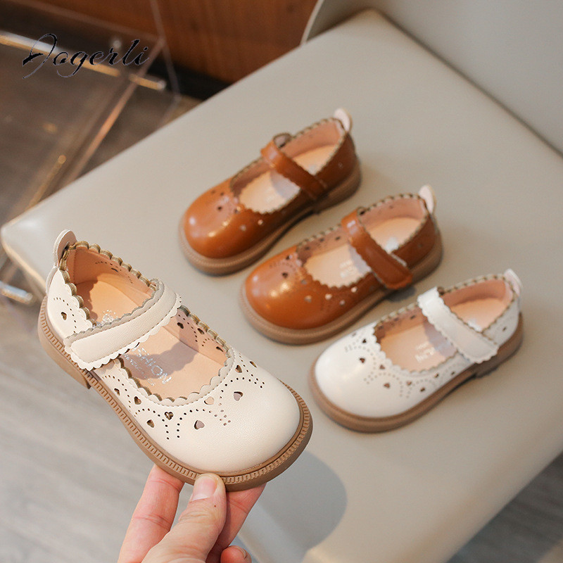 Sapatos De Couro Para Meninas Pu Pequenos Primavera Verão Nova Menina Solo Macio Sol