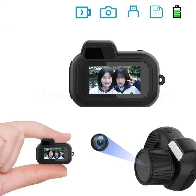 Mini Câmera HD 1080p Com Tela LCD Interior Casa Esporte Ao Ar Livre Portátil Vintage Pequena Filmadora Gravador De Vídeo