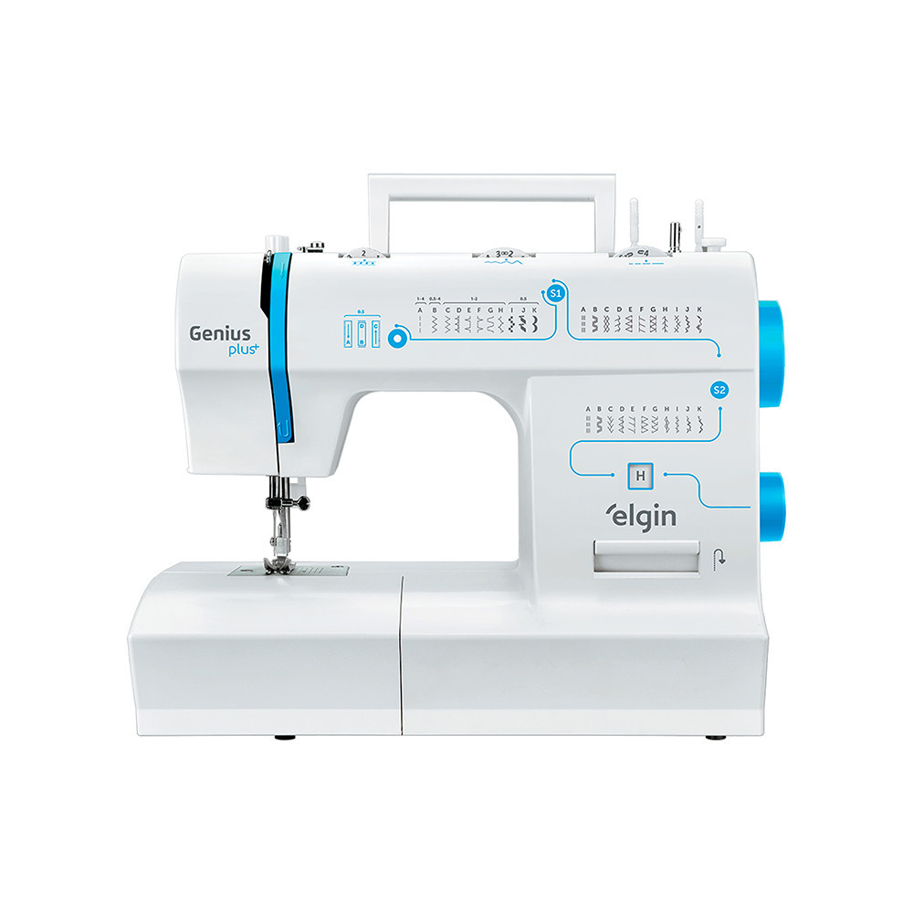 Máquina de Costura Genius Plus Elgin 31 Pontos 220V JX4035