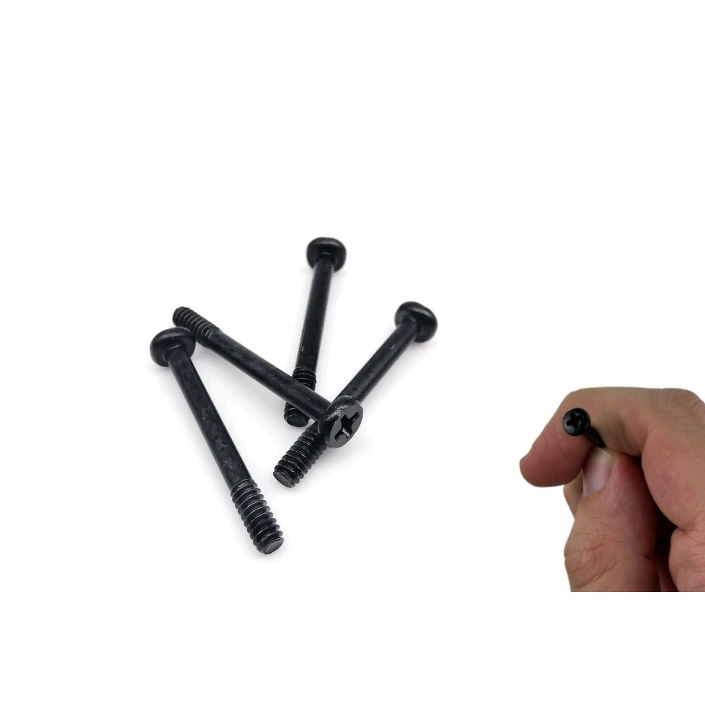 4 Parafusos Preto Para Cooler Fan, Water Cooler Ventoinha no Gabinete Gamer 3cm