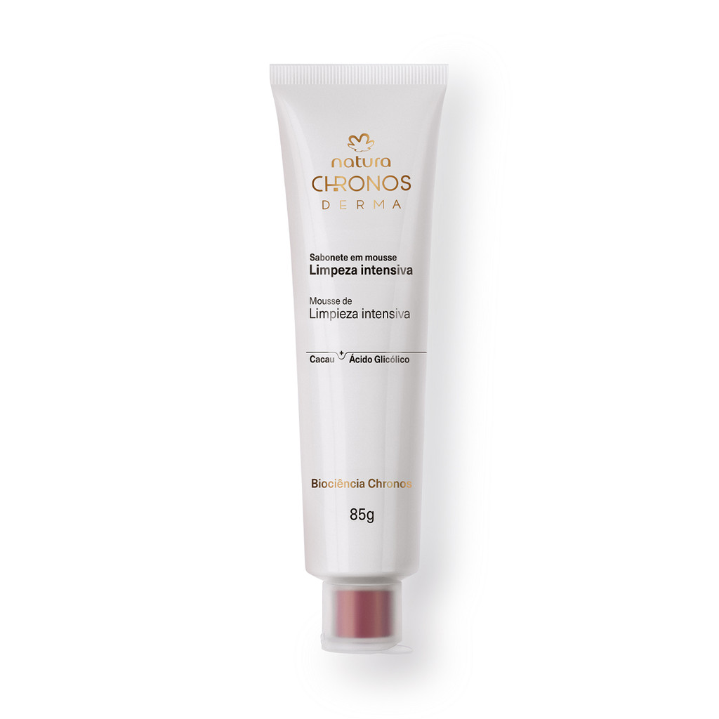Sabonete em Mousse Limpeza Intensiva Chronos Derma - Natura -  85 g