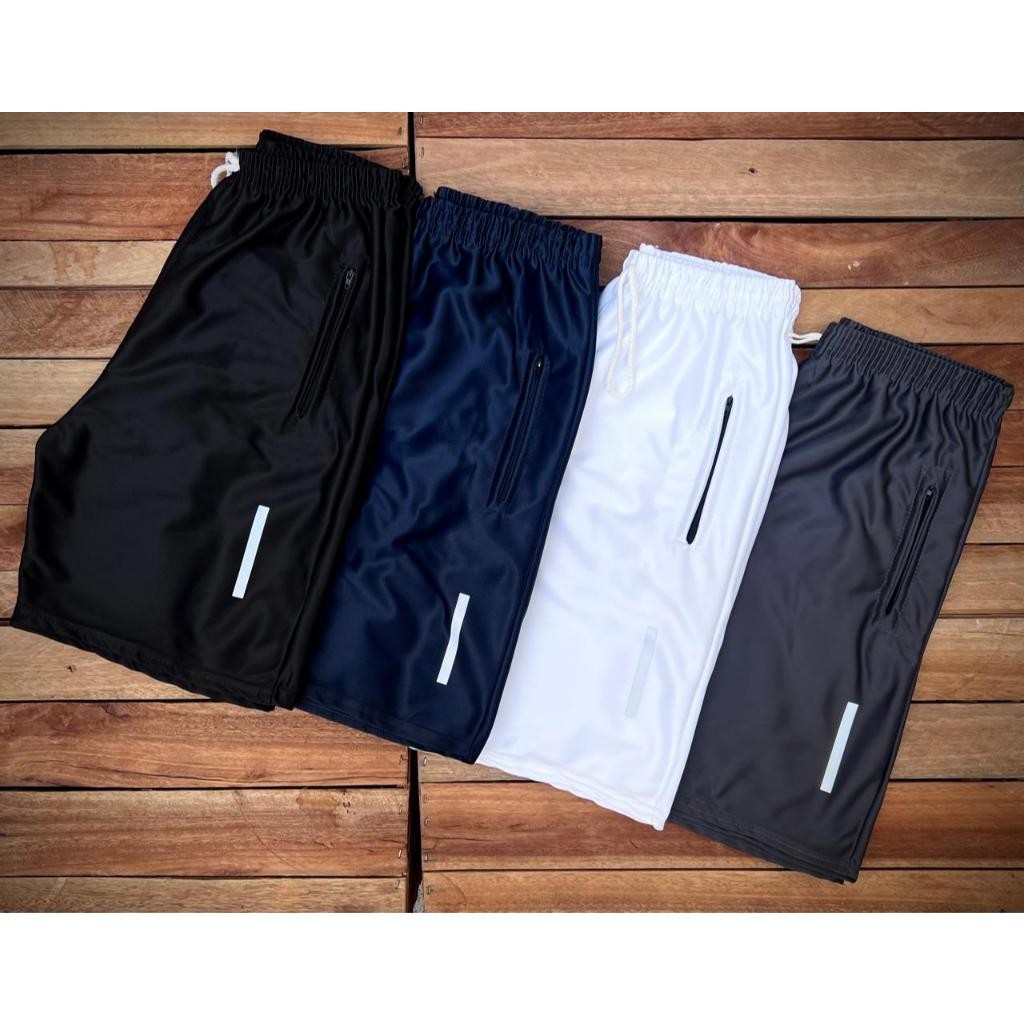 Kit 02, 03, 04 ou 06 Bermudas Short Masculino Básico Pro Dia-a-Dia - Diversas Cores e Kits - Queima de Estoque!