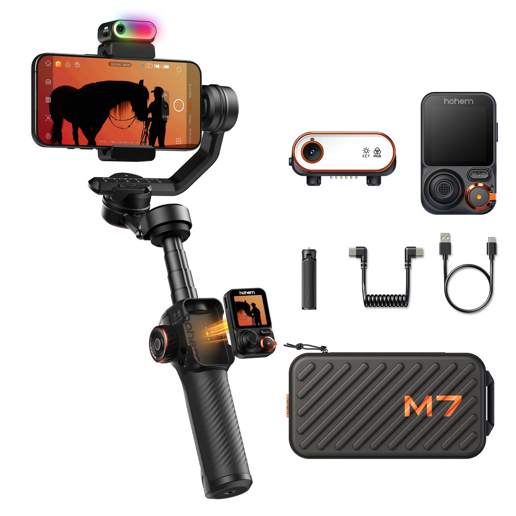 Estabilizador Hohem M7 iSteady M7 Gimbal de 3 Eixos para Smartphones
