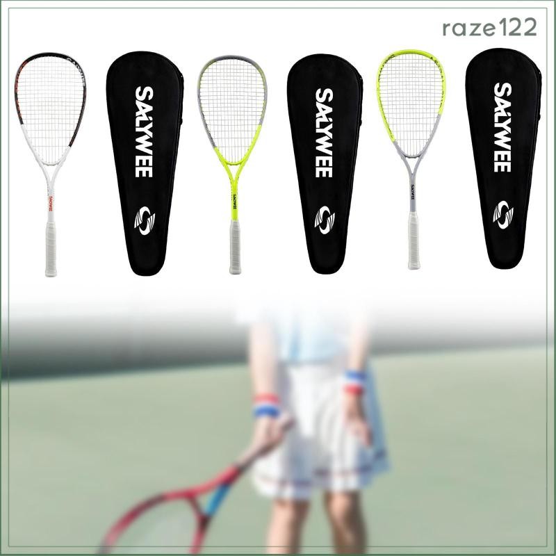 [Raze122] Raquete De Squash De Carbono Com Bolsa Pá De Treinamento Para Viagens Em Parques Iniciantes Ambientes Internos