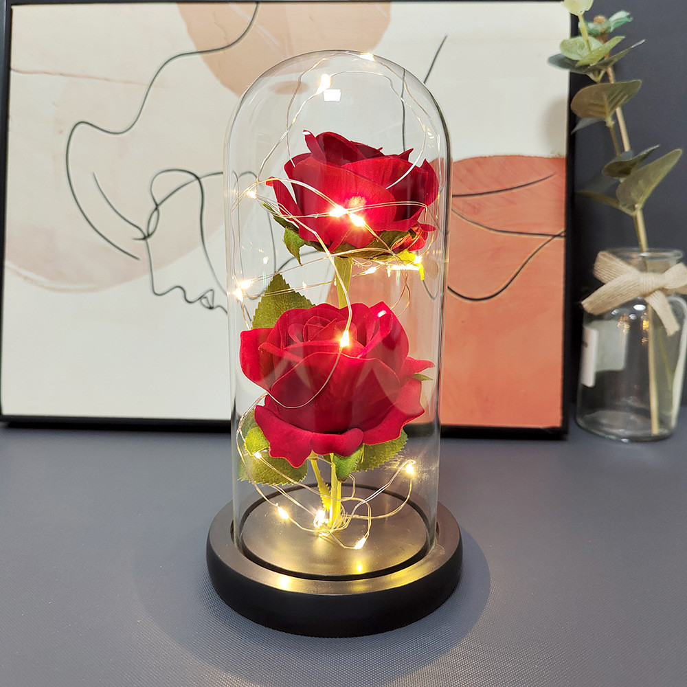 Luminária cúpula acrílico GRANDE 20 cm A Bela e A Fera A Rosa Encantada vermelha azul amarela preta O Pequeno Príncip
