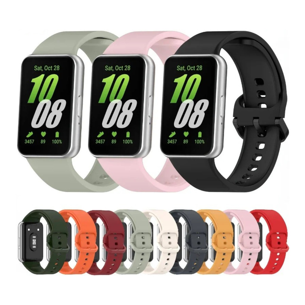 Pulseira de SIlicone para Smartwatch Samsung Galaxy Fit 3 SM-R390