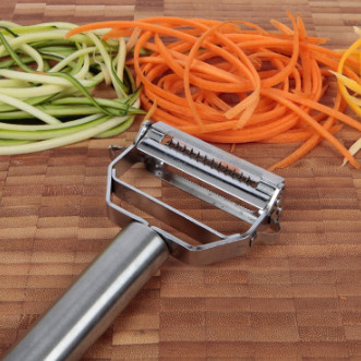 Fatiador E Descascador 2 Em 1 [ Para Frutas, Legumes E Verduras ]