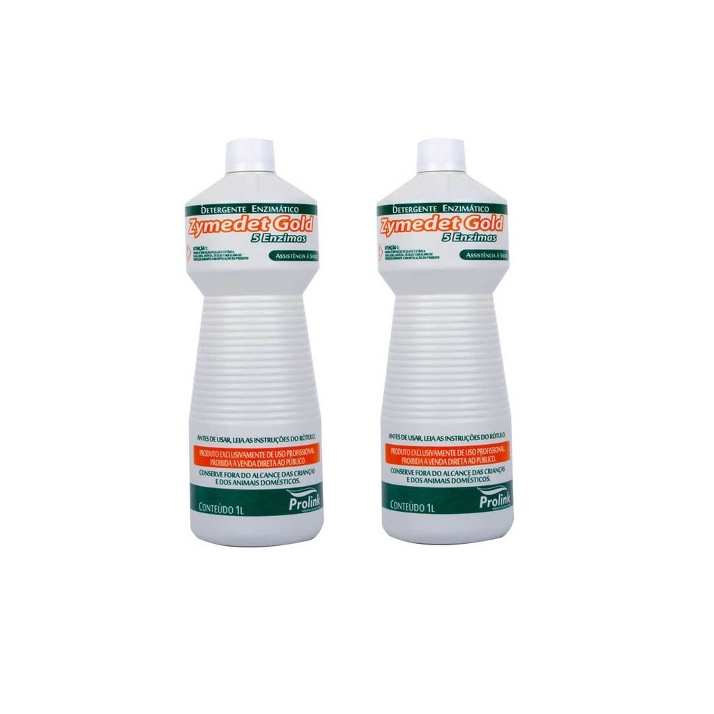 Kit 02 Detergente Enzimático Limpeza de Instrumental 5 Enzimas Prolink