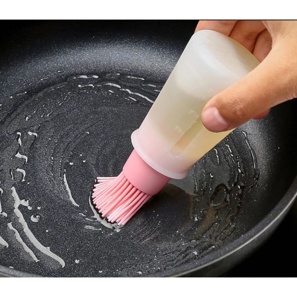  60ml Pincel Culinário Com Reservatório Cozinha Untador Frigideira Óleo Confeiteiro 60ml