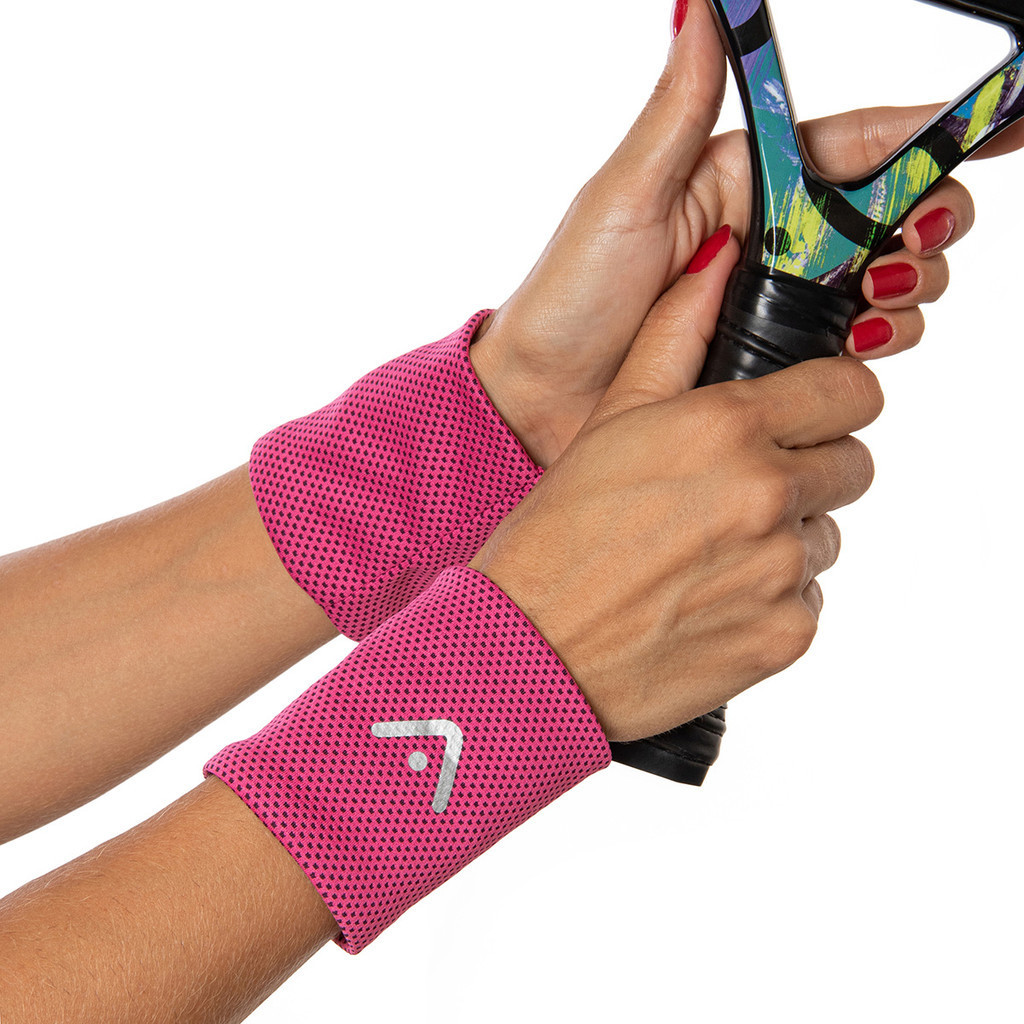 Par Munhequeira de Pulso Fitness Rosa Alma Genius
