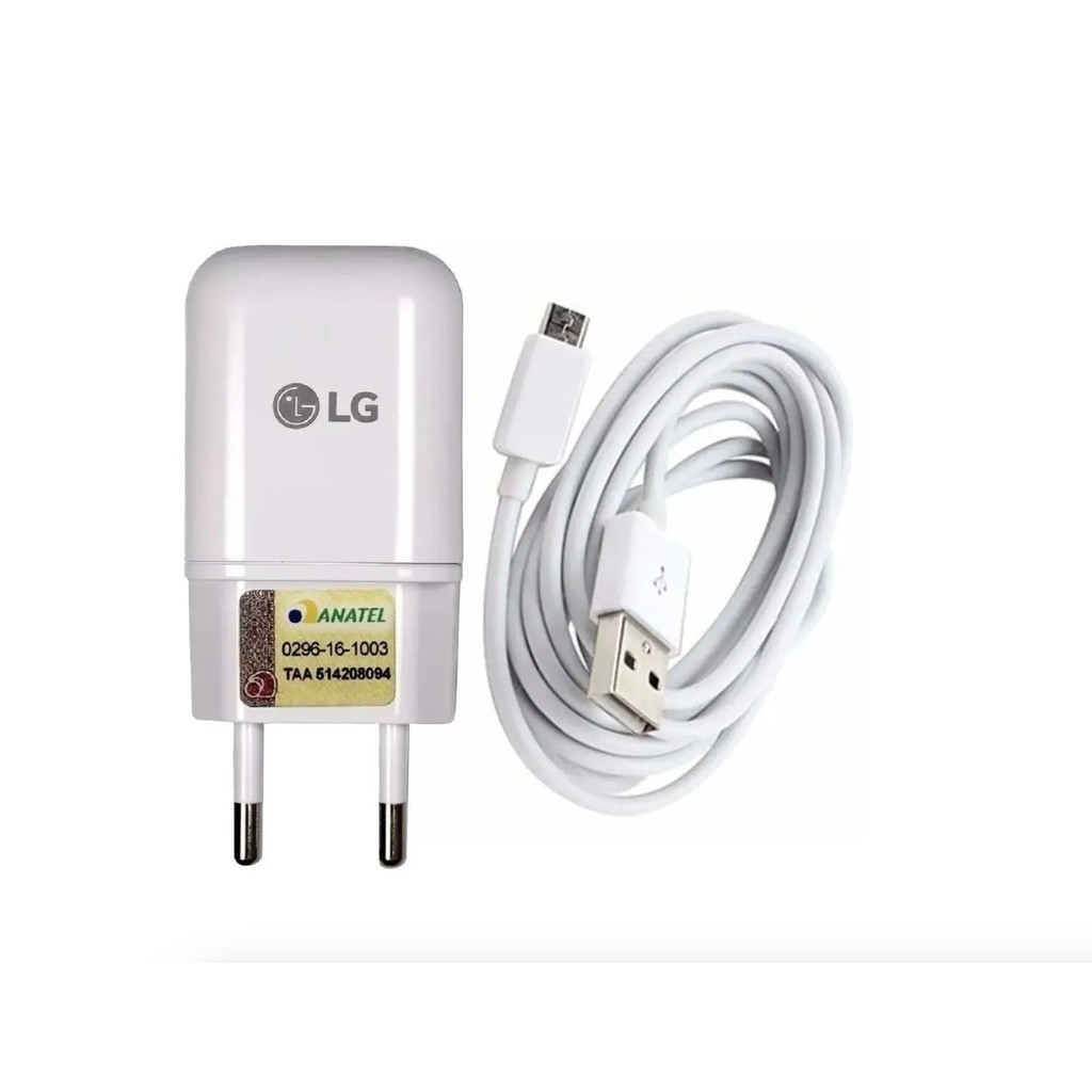Carregador LG K4 K8 K10 K11 K12 + Turbo Power Turbo - V8