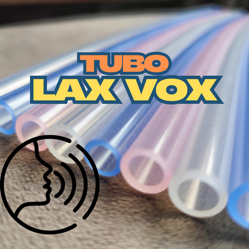 Lax Vox Tubo Canudo Ressonancia Original Exercicio Vocal Silicone (Unidade)