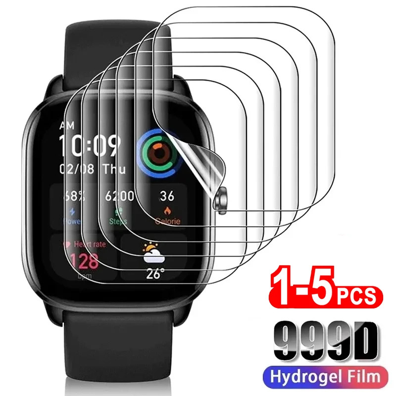 5, 3 Película Hidrogel Para Amazfit Pace T-Rex POP Pro Ultra Tela Para GTS 3 4 Mini GTR 4 3 Bip U 3
