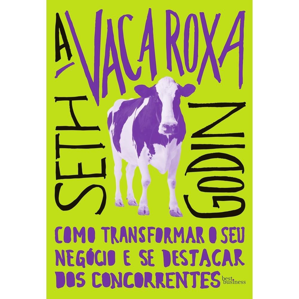 Livro A vaca roxa - Editora Record - Capa Comum