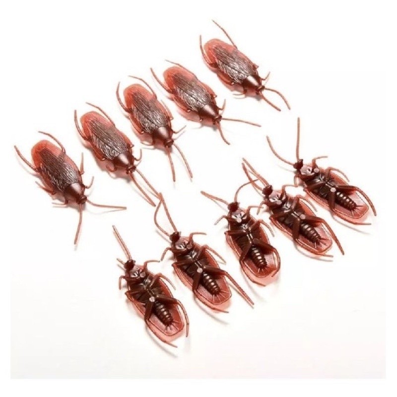 10 Barata de Brinquedo Mentira Realista Simulação Borracha Pegadinha Mágica
