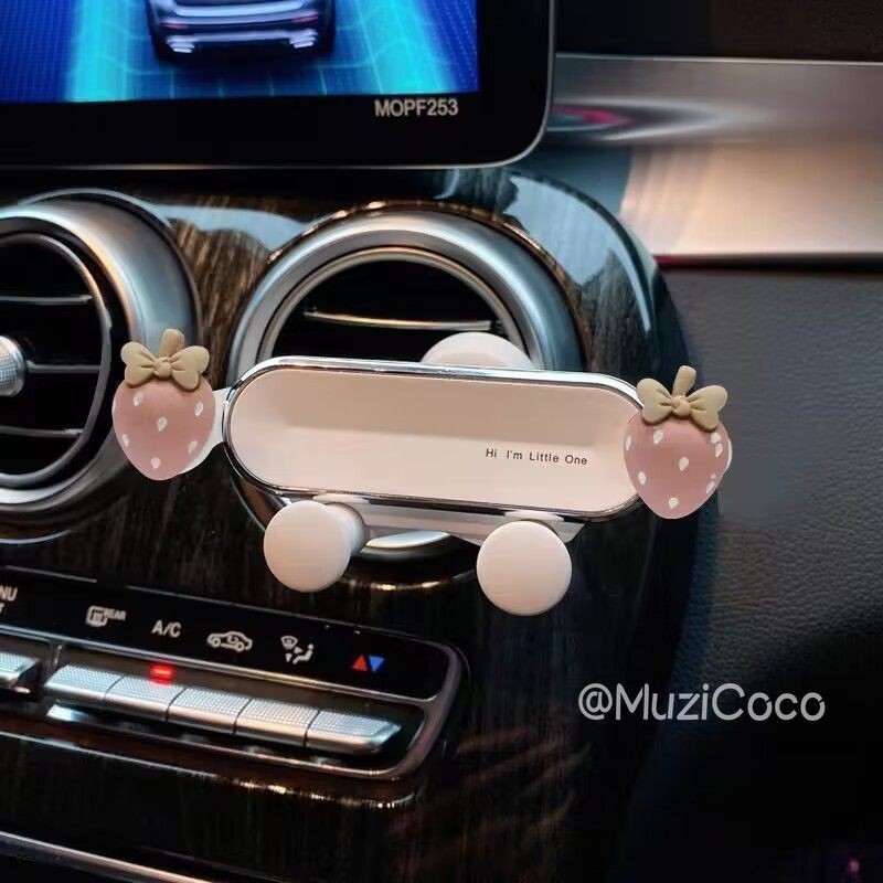 Suporte Fixo Para Telefone Celular Carro Porta Criativo Cartoon Saída Aérea Navegação