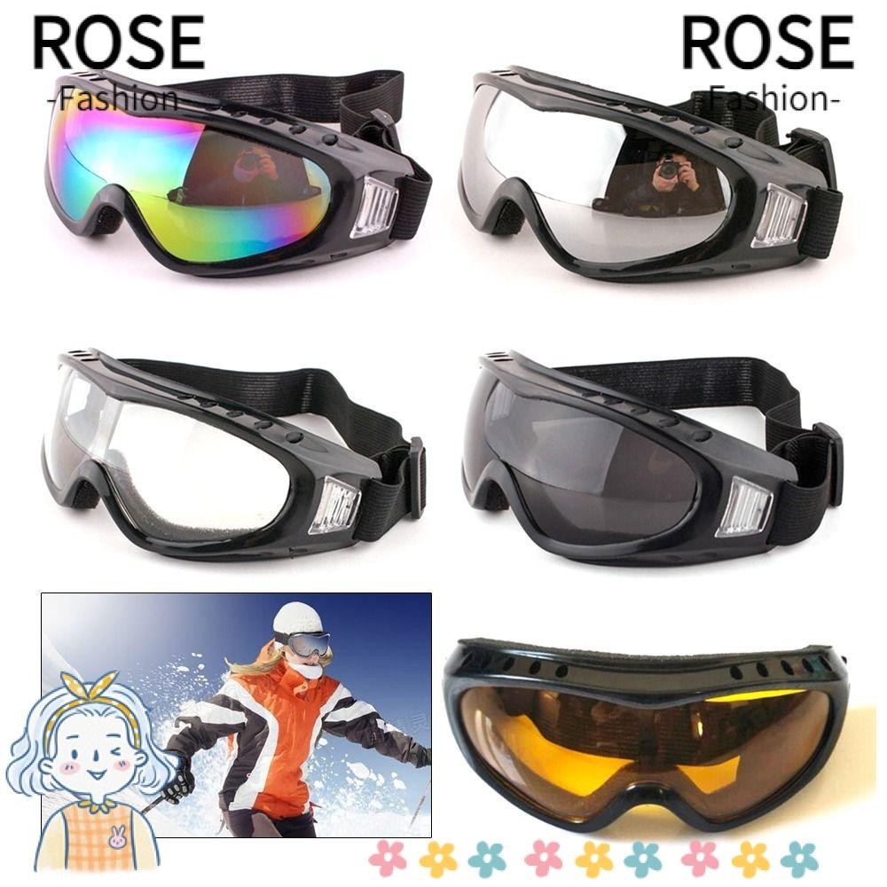 ROSEGOODS Óculos De Esqui Para Crianças De Inverno À Prova De Vento Armação De Lentes Poeira Snowboard
