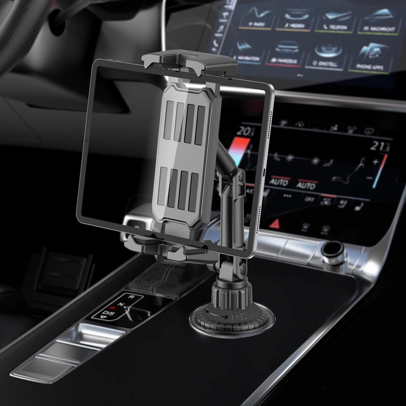 Suporte Para Copos Carro Tablet IPad 4-14 " , 360 ° Giratório Telefone 270 Inclinação , Acessórios Veículos SUV Com Mont