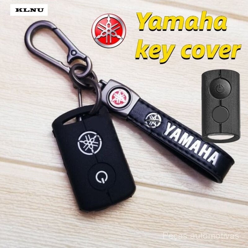 Capa de Chave de Silicone KLNU Yamaha Nmax Xmax NVX Mio Aerox Sem Controle Remoto Suporte de Chave de Motocicleta Carro 