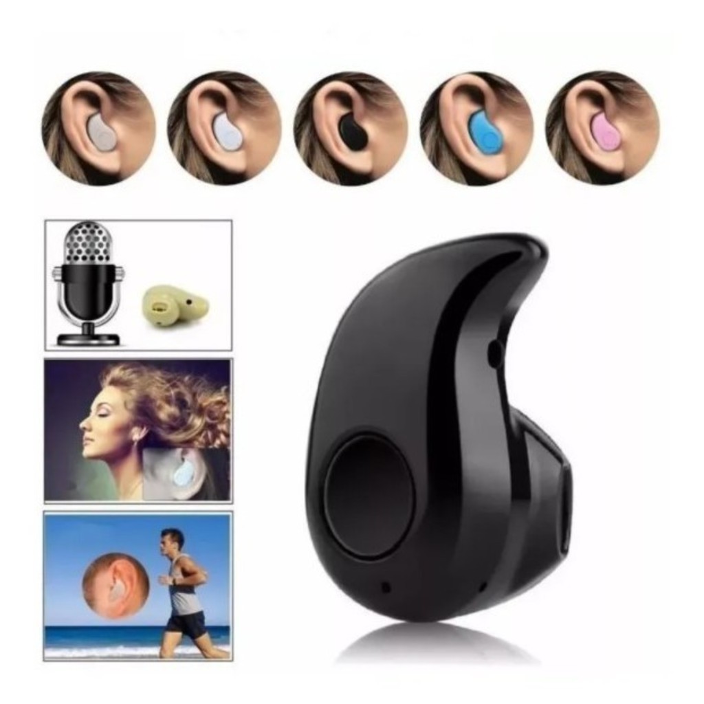 de Fone Ouvido Intra-auricular/Sem Fio/Bluetooth com Microfone Esportivo para Celular