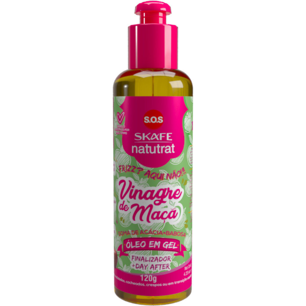 Óleo em Gel Natutrat S.O.S Vinagre de Maçã 120g