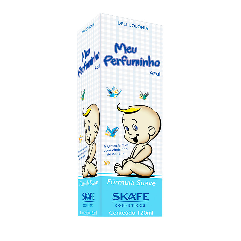 Colônia Infantil Meu Perfuminho Azul 120ml – Fragrância Suave p/ Bebê | Testada Dermatologicamente