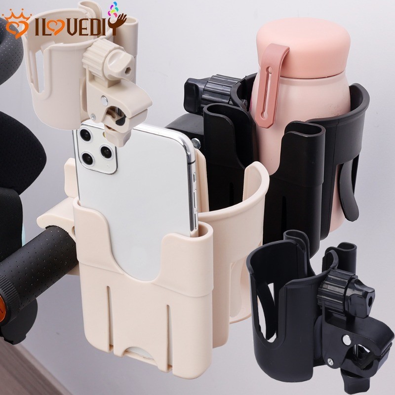 [Featured] Baby Porta-Copos Do Carrinho De Passeio-Suporte Para Bebidas-Antiderrapante , Destacável , 360 ° Rotativo , Universal Telefone Celular-Garrafas De Enfermagem-Acessórios Carrinhos