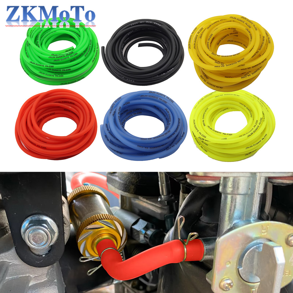 Universal 1M Mangueira Da Motocicleta Gasolina Linha De Combustível Tubo Óleo Gás Para Mini Moto Bicicleta Sujeira ATV Q