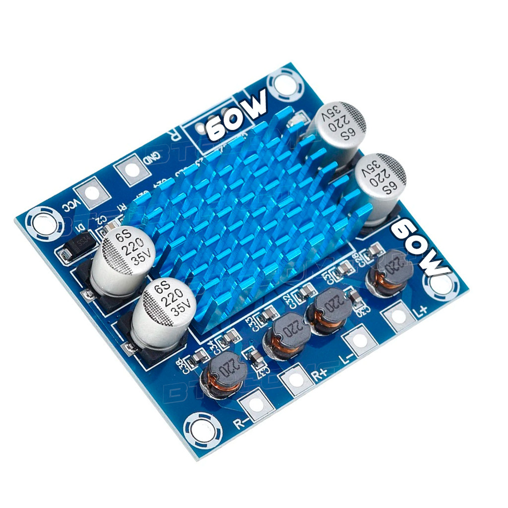 Placa Amplificadora Modulo 60w 2.0 Tpa3110 30x30 Estéreo