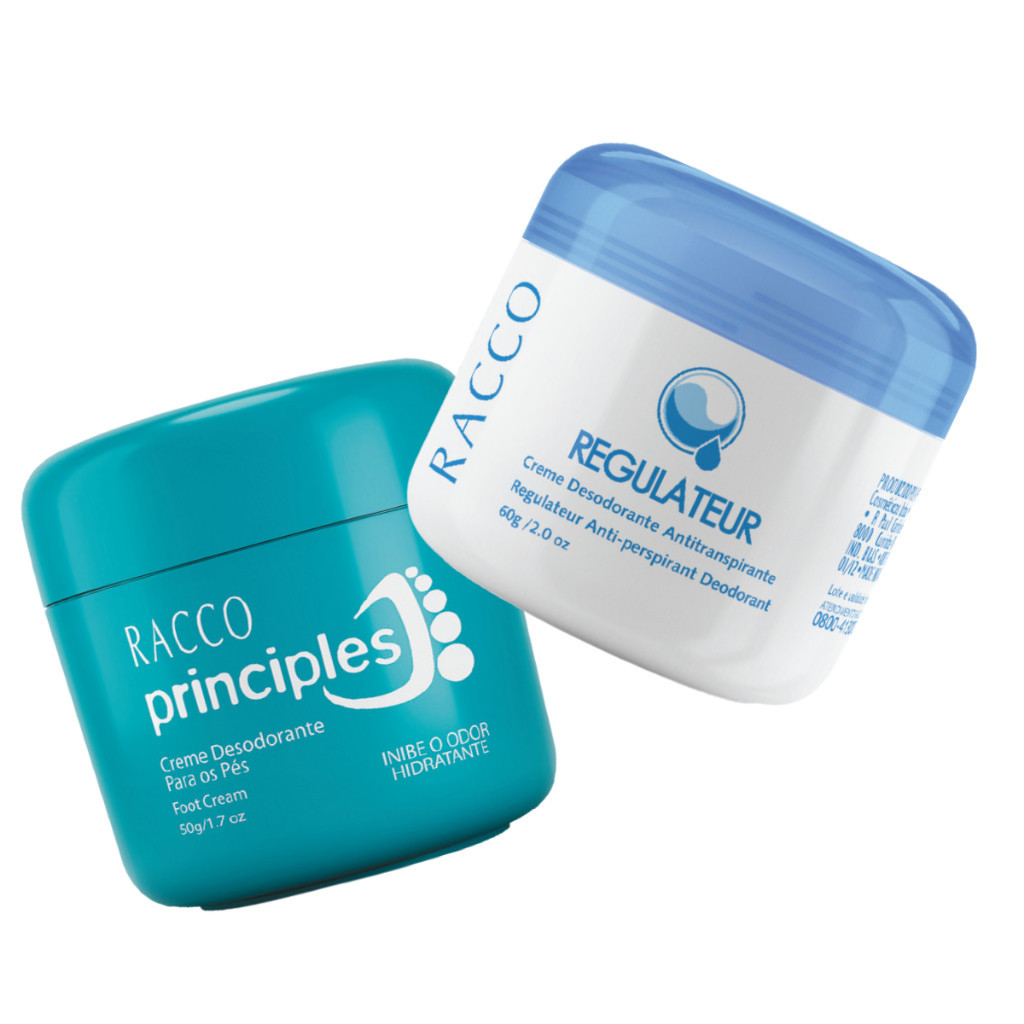 Creme para os Pés Principles + Desododorante Creme 1000 Regulateur Racco
