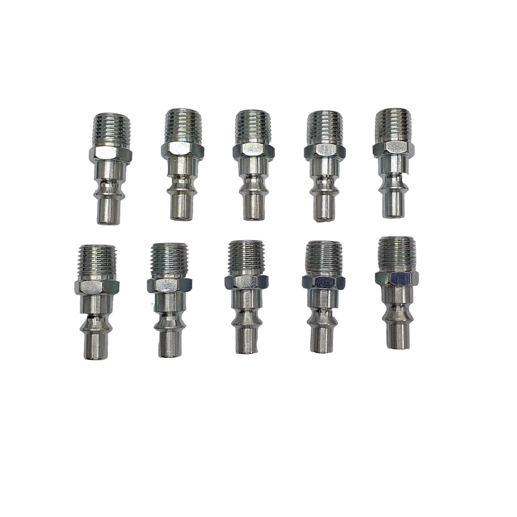 Kit 10 Pinos Conector Para Ar Comprimido Rosca Macho 1/4 Pol