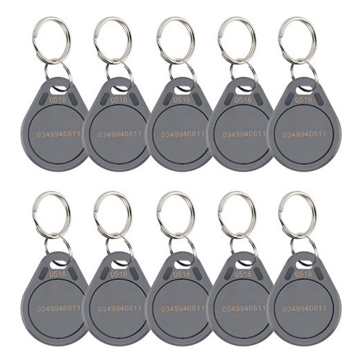 kit 10 Chaveiro Proximidade Condominio Tag Intelbras Porteiro rfid 13,56mhz **CONFIMAR COMPATIBILIDADE**