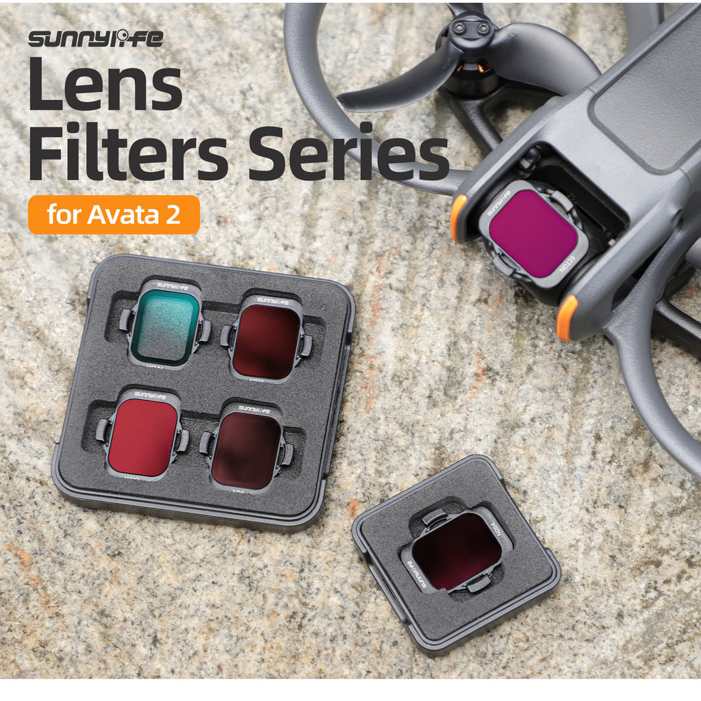 Para DJI AVATA 2 Filtro ND64 ND128 Escurecimento MCUV Crosser ND16 Acessórios