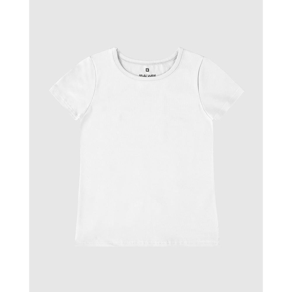 Blusa Infantil Menina Decote Redondo Em Algodão Malwee Kids