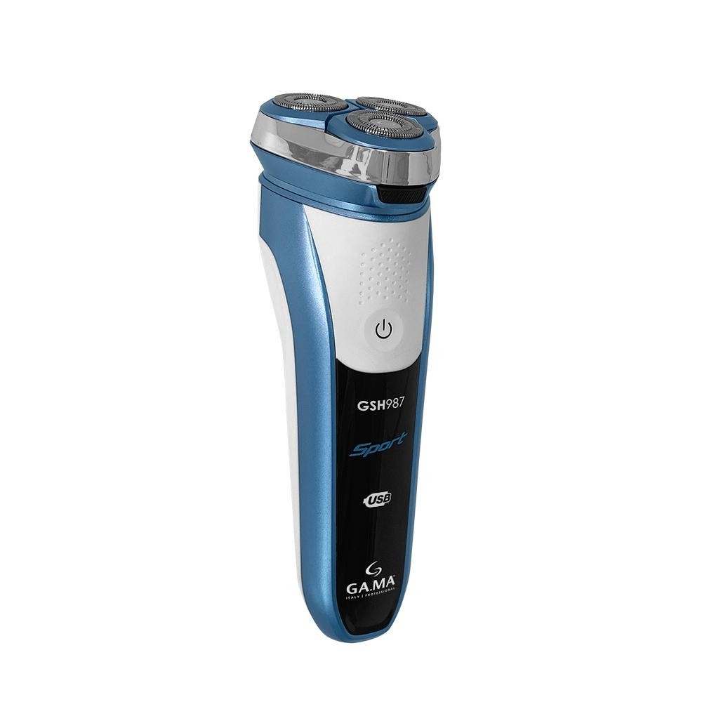 Barbeador 3 Lâminas GSH987 Sport W&D USB GAMA Italy