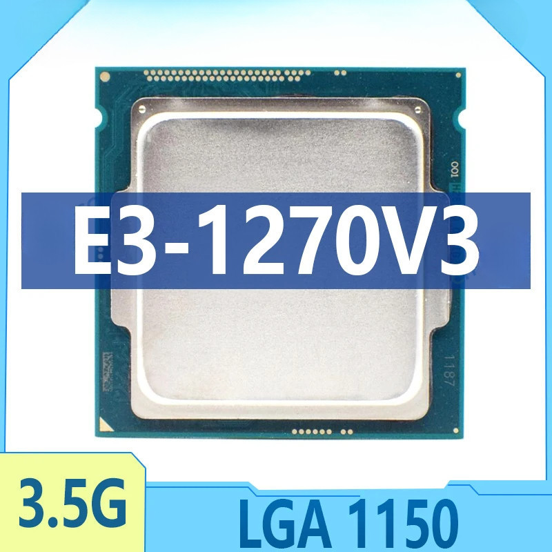 Xeon E3-1270 v3 E3 1270v3 CPU Quad-Core Com Oito Roscas 3.5 GHz Usado L2 = 1M L3 8M 80W LGA 1150