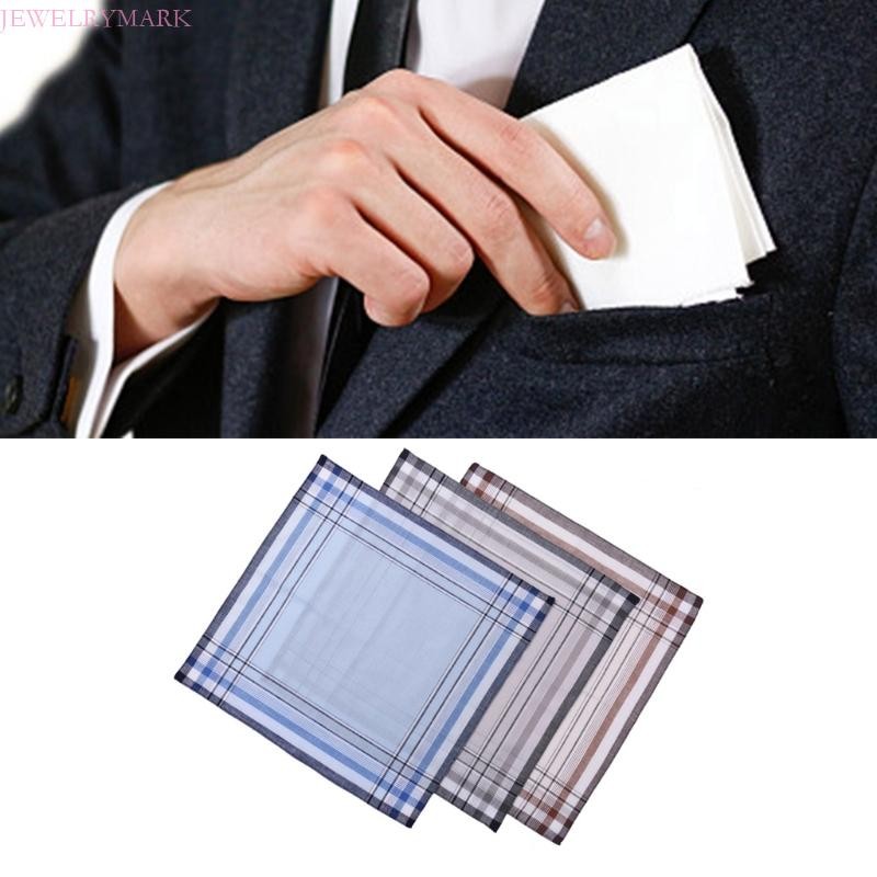 Lenço Liso Judeu 40x40cm Para Homens , Uso Casual , Bolso , Macio , Respirável , Quadrado , Toalha , Acessórios