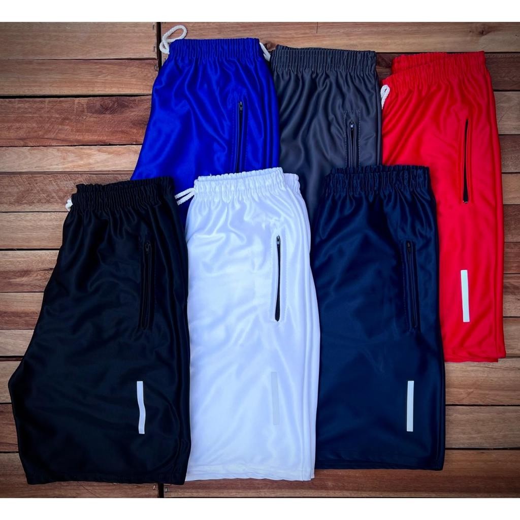 Kit Masculino de Verão Várias Bermudas Básicas - Sem Logo - Diversas Cores - Ideal Pro Dia-a-Dia