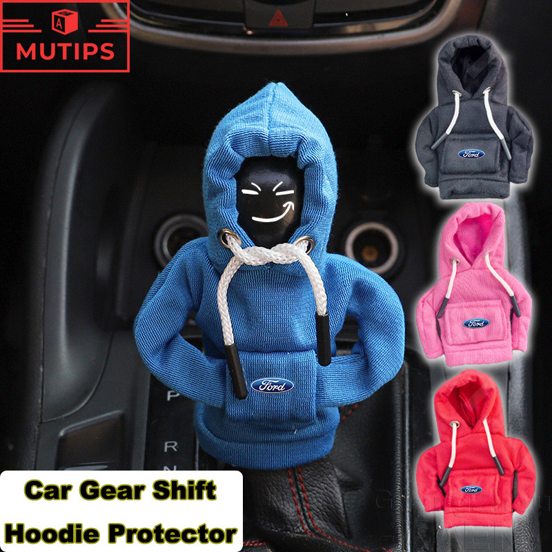 Ford Universal Car Gear Shift Hoodie Protetor Manual Cover Decoração De Interiores Para Ranger Ka Focus mk2 Novo Fiesta 