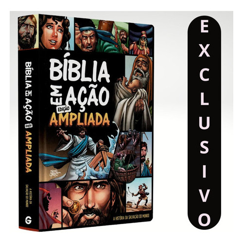 Bíblia Em Ação | Edição Ampliada | Capa Dura: A Bíblia Em Formato De Quadrinhos